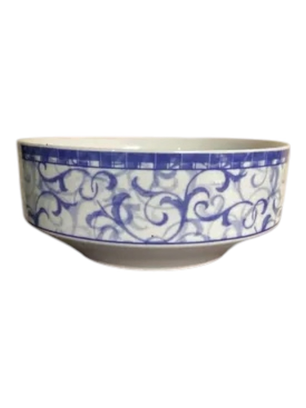 Vintage Oneida Serving Bowl 9” In Blue Heather